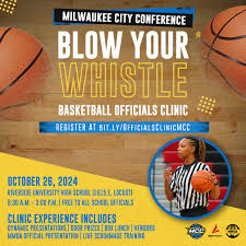 All individuals are invited to join the Milwaukee City Conference, Midwest  Minority Officials Association, and BSN Sports at our annual basketball  officials clinic! 🏀 No matter your experience or the level you