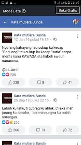 Kata kata bijak yang bisa menjadi alasan anda untuk bersemangat lagi ataupun bangkit kembali dari keterpurukan. Kata Kata Bijak Bahasa Sunda Home Facebook