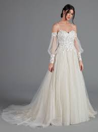 Milan Glitter Wedding Gown with Train