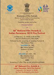 Discover here the 69 winners from the national & regional awards of the sony world photography awards 2020. Pib India On Twitter 66th National Film Awards And Indian Panorama 2019 Film Festival From February 12 To March 2 2020 Inauguration Today At 5 30 Pm At Siri Fort Audi Ii Entry