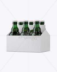 Download White Paper 6 Pack Green Glass Bottle Carrier Mockup Halfside View In Bottle Mockups On Yellow Images Object Mockups Green Glass Bottles Bottle Carrier Amber Bottles PSD Mockup Templates