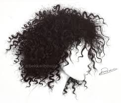 Drawing With Ballpoint Pen If You Are The Beginner And You Like To Learn How To Draw A Person With Curly Hair W Curly Hair Styles Realistic Drawings Drawings