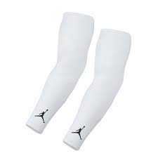 Details About Nike Jordan Armsleeve Shooter Sleeves Arm Nba Basketball Shooting White Ac4142