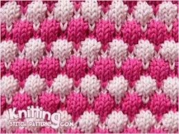 Use your thumb and index finger to hold the needles in place while you hold the working yarn. Bubble Wrap Knitting Stitch Patterns