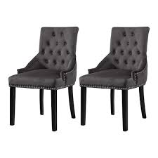 Boju Set Of 2 Occasional Tufted Kitchen Dining Chairs With Arms Studded Knocker Soft Velvet Fabric Upholstered Chairs With Armrest For Accent Restaurant Bedroom Dressing Chairs Living Room Side Chairs Buy Online Posted on july 31, 2019 by admin.