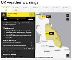 Choose your location to keep up to date with local weather warnings. Weather Warnings Guide Met Office