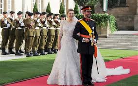 Long sleeves elie saab cream lace wedding dresses vintage illusion jewel neckline formal wedding recepiton bridal gowns. And The Royal Bride Wore Elie Saab The Bag Hag Diaries