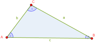 Stumpfwinkliges dreieck — ein stumpfwinkliges dreieck ein dreieck — mit seinen ecken, seiten und winkeln sowie umkreis, inkreis und teil eines ankreises in der üblichen form beschriftet. Geometrie V Dreiecke Mathekarten Vobs At