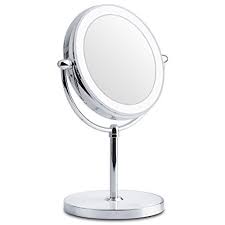 Lighted Makeup Mirror Double Sided Led Vanity Makeup Mir Https Www Amazon Com Dp B07cps4sg9 Ref C Makeup Mirror With Lights Makeup Mirror Cosmetic Mirror