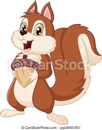 Check spelling or type a new query. Vector Illustration Of Cute Squirrel Cartoon Holding Nut Canstock