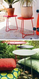 Buy Cocotte Low Stool Side Table By Fermob Outdoor Furniture The Worm That Turned Revitalising Your Outdoor Space Small Metal Table Small Garden Table Garden Table And Chairs