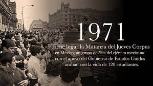 La matanza del jueves de corpus, como también se le conoce, ocurrió hace poco más de 48 años cuando un grupo de estudiantes marcharon sobre la las universidades se convirtieron en un refugio de un régimen capaz de cometer una atrocidad como esa (la matanza del 2 de octubre de 1968 en. Momoxco Matanza Del Jueves De Corpus El Halconazo Por ÙÙŠØ³Ø¨ÙˆÙƒ
