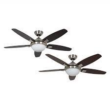 Another modern ceiling fan, but this time on the lighter end of the color spectrum. The Contempo Bn By Hunter Is A Modern White Ceiling Fan With Light Ideal For A Quiet Room