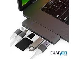 Charjenpro Usb C Adapter For Macbook Pro 16 15 6 2019 2018 2017 Macbook Air 2019 2018 40gbps 100w Power Delivery Thunderbolt 3 5k 60hz And 2x Usb 3 0 Microsd Sd Reader Space Grey Newegg Com