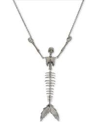 Vivienne Westwood Mermaid Skeleton Necklace Skeleton Necklace Mermaid Skeleton Mens Chain Necklace