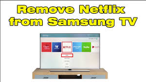 It show need of an update, but not enough memory, i have only few apps instaled my self with small memry space. How To Remove Netflix App From Samsung Smart Tv Youtube