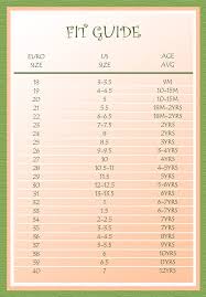 kid shoe size chart us europe kids