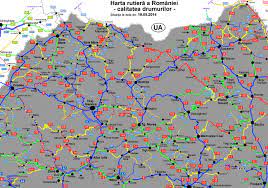 Harta interactivă a calității drumurilor din românia. Harta Harta Starea Drumurilor Romania 2018