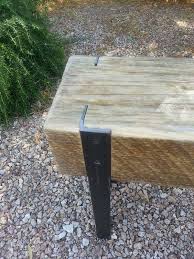 Banc En Faisceau Et Fer Dangle Bois Recupere Par Ak47dezines Wood Diy Recycled Wood Woodworking Bench