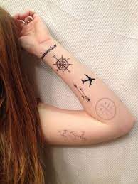 More images for adventure tattoo ideas » 32 Adventurous Tattoo Designs For Travel Addicts