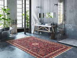 Die duschmatte aus holz oder bambus sollten sie hingegen regelmäßig von staub befreien und mit einem weichen tuch abwischen. Badezimmerteppiche Atemberaubendes Design Im Bad