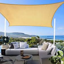 Sun shade sails can also give you outdoor furniture a good protection. Sun Shade Sail Canopy Awning Shelter For Outdoor Patio Garden Carport Uv Block Awning With Steel D Rings 8 2x8 2ft Walmart Canada