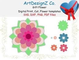 Blank card templates permit users to customize card designs that are suitable to their taste. Gift Free Small 3d Wallflower Svg Template Paper Flower Template Rose Petal