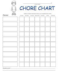 Chore Chart For The Older Boys Chore Chart Kids Free