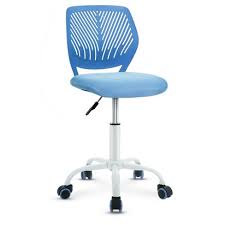 Comfortable ergonomic adjustable children chair. Costway Office Task Desk Armless Chair Adjustable Mid Back Swivel Study Chair Rose Blue Turquoise Purple Target