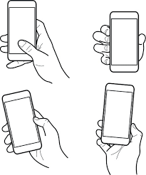 Let me elaborate, what i mean by mirror my cell phone to a smart tv or my roku box i mean the entire phone was on my tv not just videos or pics. Hands Collection Vector Illustration Hand Holding Smartphone Isolated Outline Doodle Nohat Free For Designer