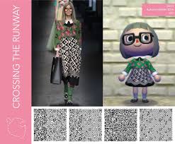 Crossing The Runway Real Gucci Animal Crossing Qr Animal Crossing Qr Codes Clothes Animal Crossing