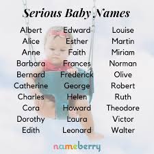 105 Serious Names Boy Names Cool Baby Names Baby Names