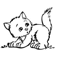 Kitten coloring pages illustrations & vectors. Top 15 Free Printable Kitten Coloring Pages Online
