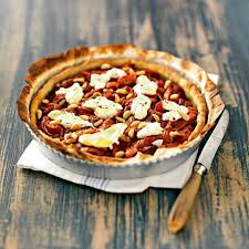Cuisine Et Vins De France On Instagram Tarte Aux Poivrons Tomate Fromage De Chevre Et Pignons Recette Disponible Su Food Recipes Food And Drink