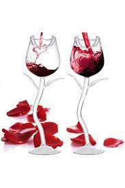 Rose Wine Glasses In 2021 Rose Wine Glass Gifts For Wine Lovers Red Wine