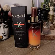 Nutritive 8h night serum deeply nourishes, detangles the hair and provides 8h of overnight nourishment* for sublime morning hair that will feel soft, easy to style & protected. Kerastase 8h Magic Night Hair Serum Review Jenny Times