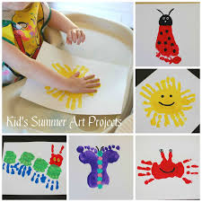 Finde alle brands, die du liebst online im shop. Kid S Summer Art Projects Summer Art Projects Preschool Crafts Handprint Crafts