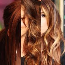 When opting for a hair color change you need to keep it in mind that shades and complexion should match. Shades Of Red Dark Auburn Underneath Light Auburn With Blonde Painted Highlights On Top Hair Hair Inspiration Happy Hair