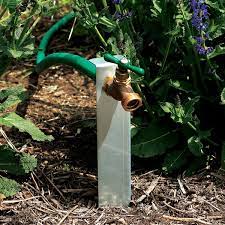 Green Garden Spigot Could Try Screw On Metal Copper Finish Spout If Silicone Does Well Garden Hose Spigot Faucet Extender Garden Hose