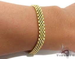Diamond, white diamond, 18k gold, white gold, yellow gold. 18k Gold Rolex Jubilee Style Bracelet 28794 Gold Mens Bracelet Yellow Gold 18k