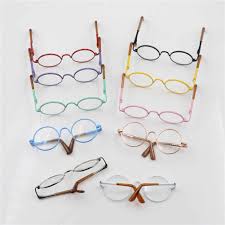 Doll Accessories Round Shaped Round Glasses Colorful Glasses Sunglasses Suitable For Bjd Blythe Doll As For Girl Dolls