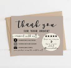 Neutral tones printable small business thank you card. Instant Download Thank You Card Editable And Printable Thank Etsy Small Business Cards Printable Thank You Cards Small Business Packaging