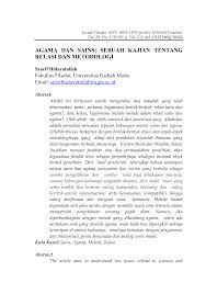 Berasaskan sains dan teknologi antaranya pendebungaan buah tamar dan teknologi pembinaan parit ketika perang khandak. Https Jurnal Ugm Ac Id Wisdom Article Download 30246 23934