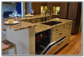 By using the original cabinet as the focal point and the second cabinet facing the sink, the island would be approx. 18 Enthralling Small Kitchen Remodel Corner Sink Ideas Kitchen Island With Sink And Dishwasher Kitchen Island With Sink Kitchen Island Design