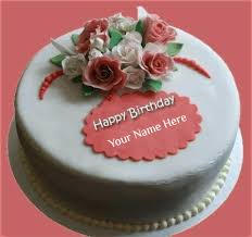 Birthday Wishes With Name And Photo On Cake Beautiful Happy Birthday Cake For Boyfriend Unique Cake With Name In 2020 Birthday Wishes Cake Happy Birthday Cakes Happy Birthday Wishes Cake