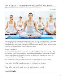 Yoga has several difficult asanas like sirsasana, kakasana, halasana, gandha bherundasana, garudasana, vasisthasana, and sirsa padasana. 7 Types Of Pranayama By Trickytruths Issuu