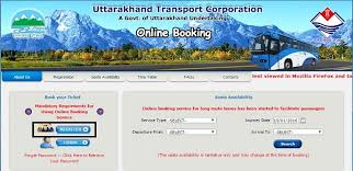 Uttarakhand Bus Ticket Booking How To Book A Bus Ticket
