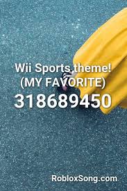 Pin By Vanessa On Roblox Wii Sports Roblox Sports Theme