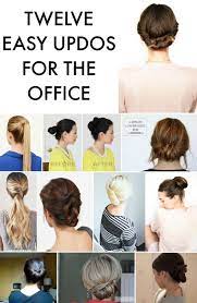Still, we're sure that everyone's on the same page when we say that spikes are modern. 12 Easy Office Updos Buns Chignons More For Busy For Professionals Easy Work Hairstyles Work Hairstyles Easy Professional Hairstyles
