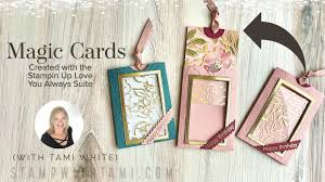 Dutch door card tutorial featuring life is beautiful ~ www.juliedavison.com. How To Make Magic Cards Stampin Up Stampwithtami Com